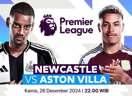 Link live streaming Newcastle United vs Aston Villa. (Sumber: Vidio)