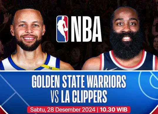 Link Live Streaming Golden State Warriors vs LA Clippers. (Sumber: Vidio)