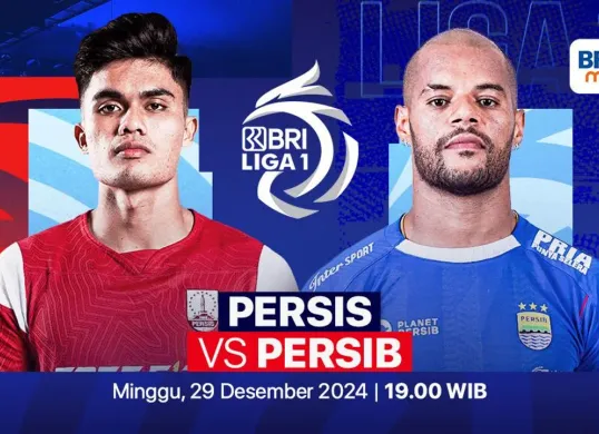 Link live streaming pertandingan Persis Solo vs Persib, pada pekan ke-17 Liga 1 2024-25. (Sumber: | Foto: Vidio)