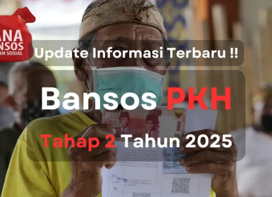 Informasi pencairan bansos PKH tahap 2 tahun 2025. (Sumber: Poskota/Aldi Harlanda Irawan)