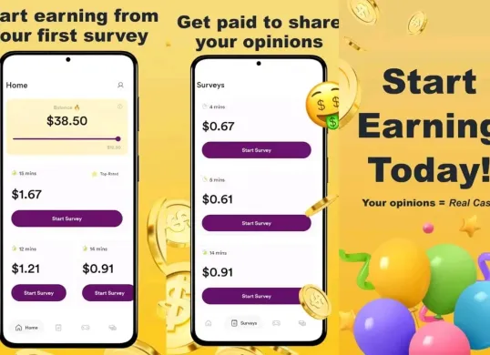 Isi Survei dan Klaim Uang Gratis Dalam Hitungan Menit Setiap Hari, Begini Caranya (Sumber: Play Store)