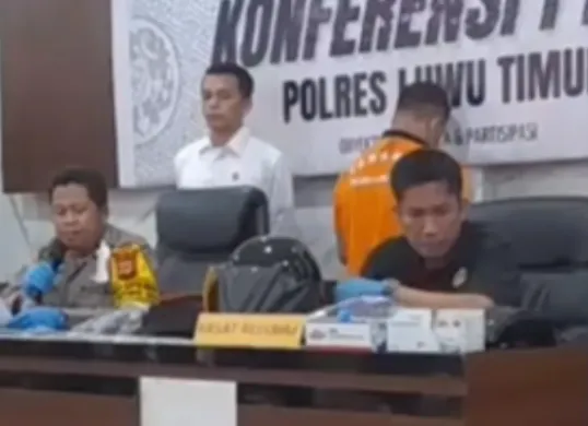 Pria mencuri 300 gram emas di Sulsel berhasil diamankan polisi seusai empat jam dari aksi pencuriannya. (Sumber: Tangkap Layar Instagram/@medsoszone)