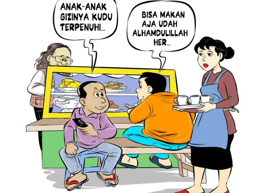 Obrolan Warteg: Jangan Lewatkan Masa Keemasan Anak (Sumber: Poskota/Arif Setiadi)