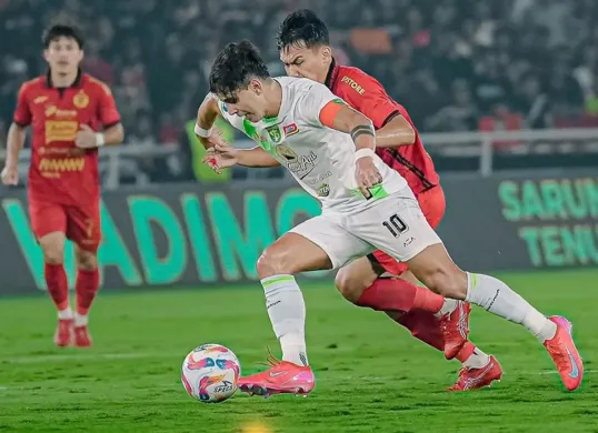 Hasil pertandingan Persija vs Persebaya di pekan 28 Liga  1 2024-25. (Foto: Instagram/@officialpersebaya)
