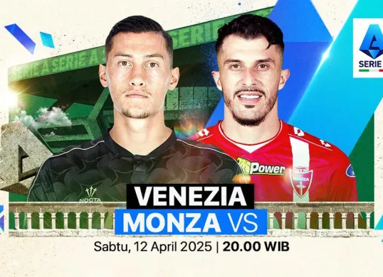 Info live streaming Venezia vs Monza. (Sumber: Vidio)