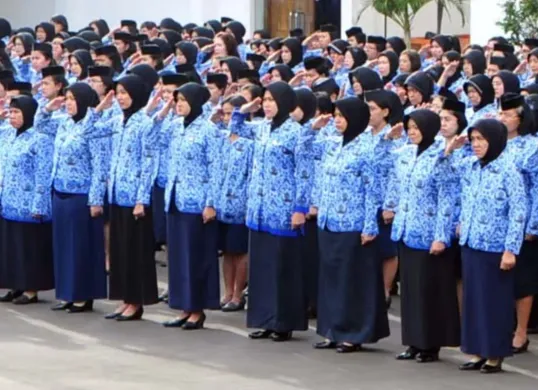 Ilustrasi ASN, ASN boleh WFA 2 hari/minggu mulai 2025, tapi ada syarat ketat. Simak daftar lengkap kriteria dan pengecualian untuk TNI/Polri di sini! (Sumber: Istimewa)