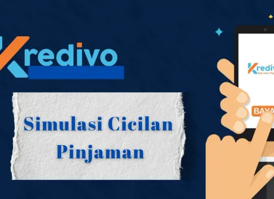 Simulasi cicilan pinjaman di Kredivo. (Sumber: Poskota/Risti Ayu Wulansari)