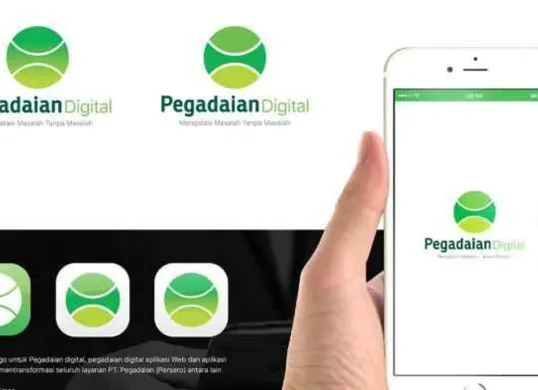 Ilustrasi penggunaan aplikasi Pegadaian Digital untuk menabung emas dengan modal terjangkau mulai dari Rp50.000. Cocok untuk investor pemula. (Sumber: Pinterest)