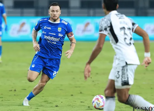 Pemain Persib, Marc Klok (Sumber: Poskota/Ade Mamad)