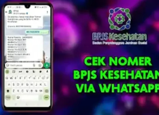 Ilustrasi cek nomor BPJS Kesehatan lewat WhatsApp. (Sumber: YouTube/@Syam Kapuk)