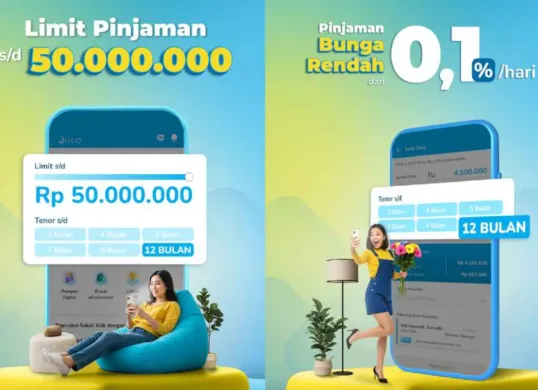 Ilustrasi. Julo merupakan salah satu pinjol legal bunga rendah yang terdaftar di OJK. (Sumber: Google Playstore)