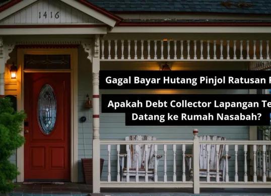 Nasabah galbay pinjolnya ratusan ribu, apakah DC pinjol lapangan tetap datang ke rumah?. (Canva)