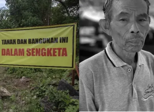 Potret Mbah Tupon, 68 tahun, petani asal Bantul, Yogyakarta, yang tanah miliknya terancam disita akibat ulah mafia tanah (Sumber: Instagram)