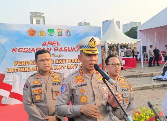 Direktur Lalu Lintas (Dirlantas) Polda Metro Jaya, Kombes Komarudin. (Sumber: Poskota/Ali Mansur)