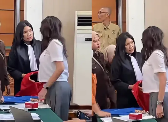Sosok Inda Putri Manurung, jaksa yang terlibat cekcok dengan Nikita Mirzani. (Sumber: TikTok/@bella_3915)