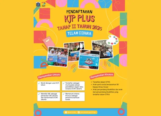 Pendaftaran KJP Plus 2025 Tahap 2 Dibuka, Cek Jadwal dan Syaratnya di Sini (Sumber: Instagram/upt.p4op)