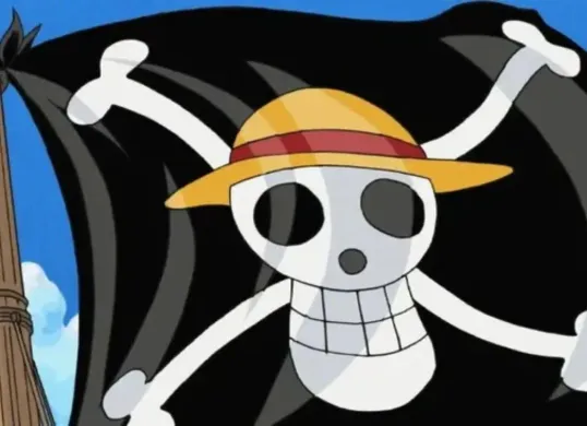 Bendera Jolly Roger, kru bajak laut Topi Jerami di anime One Piece. (Sumber: onepiece.fandom)