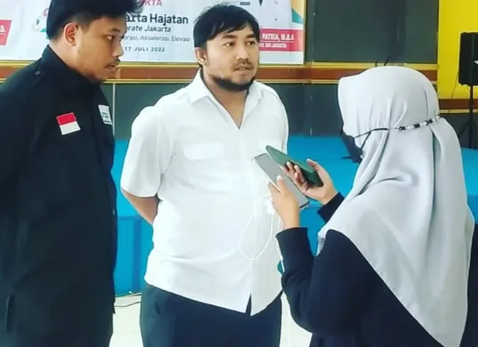 Ketua Umum FPPJ, Endriyansah bicara relokasi Pasar Barito, Jaksel (Sumber: Dok. Pribadi)