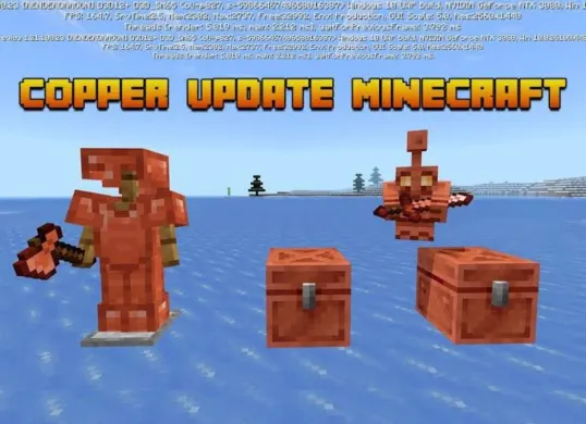 Minecraft Copper Update versi terbaru, cek di sini. (Sumber: YouTube/Hydro Foam)