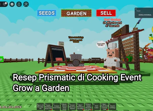 Resep prismatic salad di Cooking Event Grow a Garden. (Sumber: Grow a Garden Fandom)
