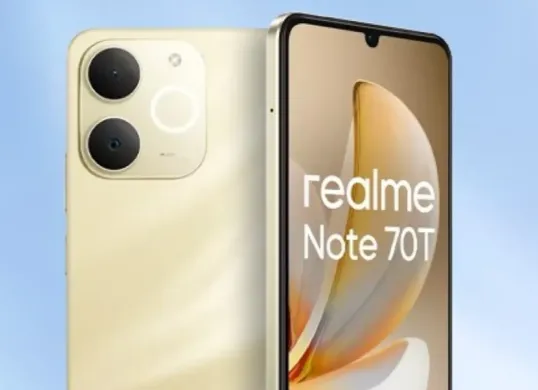 Spesifikasi Realme Note 70T yang resmi dirilis dengan bodi tangguh dan baterai jumbo. (Sumber: GSM Arena)