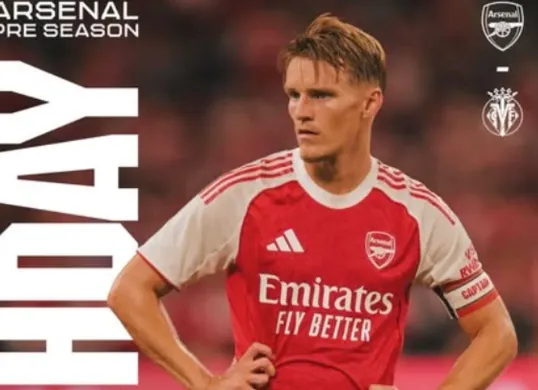 Info live streaming Arsenal vs Villareal di laga pramusim 2025 (Sumber: Instagram @arsenal)