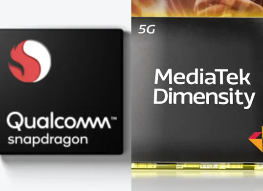 Ilustrasi perbandingan chipset smartphone Snapdragon vs MediaTek. (Sumber: Quallcom dan MediaTek)