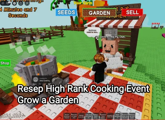 Kumpulan resep high rank di Cooking Event Grow a Garden. (Sumber: Grow a Garden)