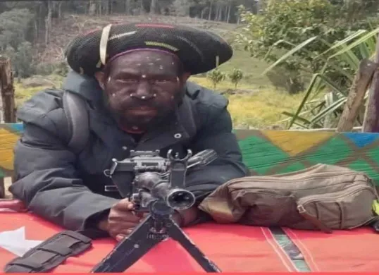Tampang Wakil Panglima Kodap XII/Lanny Jaya Organisasi Papua Merdeka (OPM), Mayer Wenda alias Kuloi Wonda, yang tewas dalam baku tembak dengan prajurit Tentara Nasional Indonesia (TNI) di Lanny Jaya, Papua Pegunungan. (Sumber: Puspen TNI)