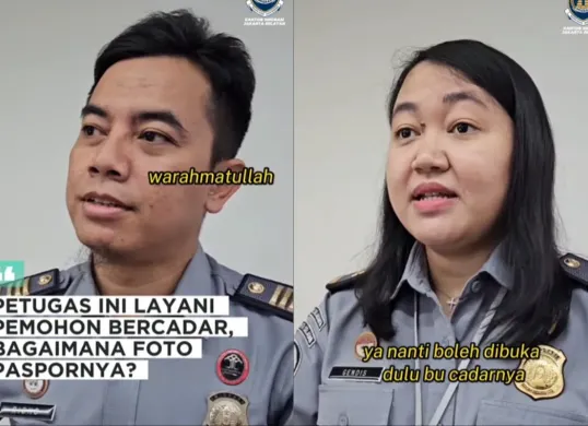 Kantor Imigrasi Jaksel Tuai Pujian Netizen Kala Layani Wanita Bercadar yang Ingin Buat Paspor: Indahnya Toleransi (Sumber: Instagram/ditjen_imigrasi)