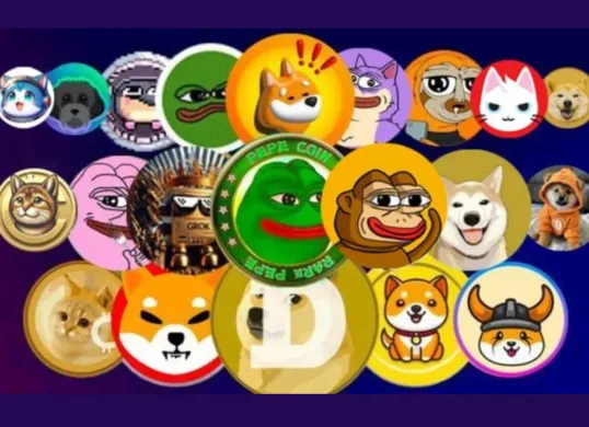 8 meme coin terpopuler 2025 (Sumber: Pinterest/@Mirza Ruhul)