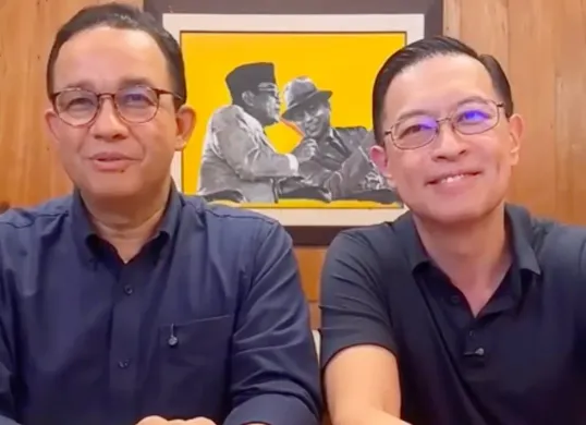 Potret Anies Baswedan (kiri) dan Tom Lembong (kanan). (Sumber: YouTube/Anies Baswedan)