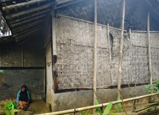 Tampak RTLH milik warga di Kecamatan Labuan, Kabuparen Pandeglang. (Sumber: Dok. Warga)