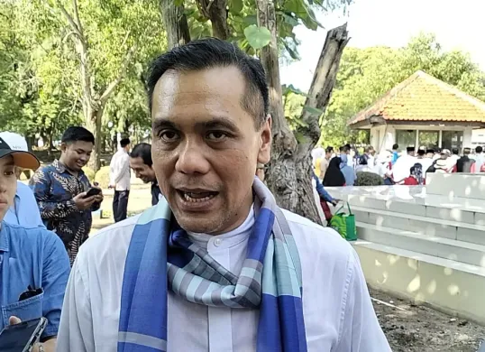 Staf Khusus Gubernur-Wakil Gubernur DKI Jakarta Bidang Komunikasi Publik, Chico Hakim. (Sumber: Poskota/M. Tegar Jihad)