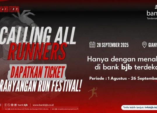 bank bjb gelar Gabung Parahyangan Run 2025 di Bali (Sumber: Dok. bank bjb)