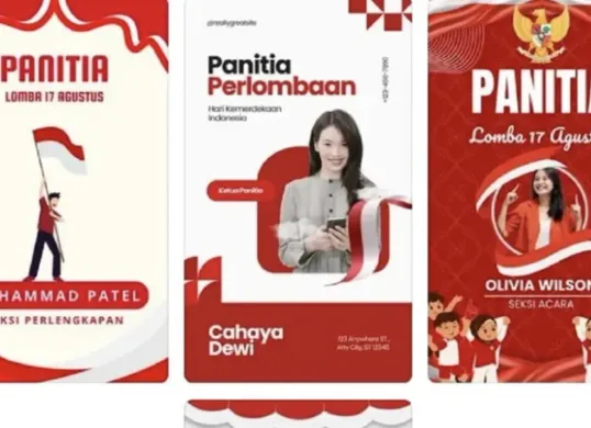 15 Desain ID Card Panitia 17 Agustus 2025 yang Bisa Diunduh Gratis dan Langsung Diedit