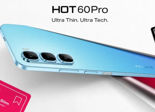 Infinix Hot 60 Pro, HP tipis harga terjangkau. (Sumber: infinix)