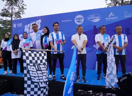 bank bjb mendukung perayaan Hari Jadi ke-18 Kabupaten Bandung Barat, salah satunya dengan menjadi sponsor event KBB Fun Run. (Sumber: Corsec bank bjb)