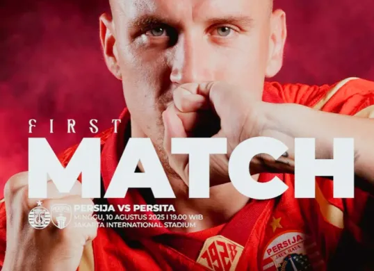 Ilustrasi link live streaming Persija Jakarta vs Persita Tangerang. (Sumber: Persija)