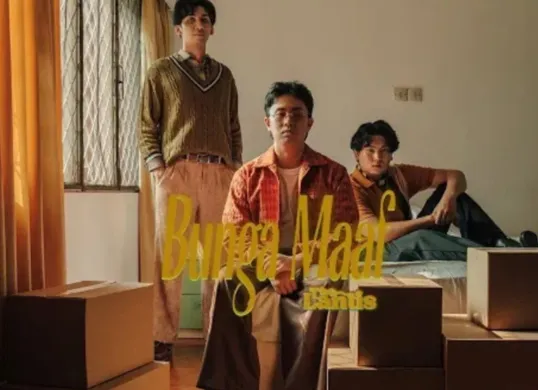 Lirik lagu Bunga Maaf dari The Lantis. (Sumber: YouTube/The Lantis)