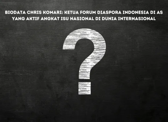 Mengungkap Profil Chris Komari, Ketua Forum Diaspora Indonesia di AS yang Namanya Tengah Viral