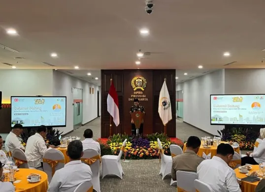 DPRD dan Kadin Jakarta menggelar diskusi ketahanan pangan. (Sumber: Dok. Sekretariat DPRD DKI)