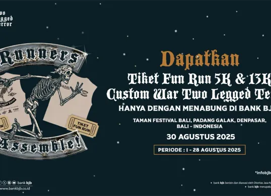 Custom War Two Legged Terror yang akan digelar pada 30 Agustus 2025 di Taman Festival Bali. (Sumber: Dok. bank bjb)