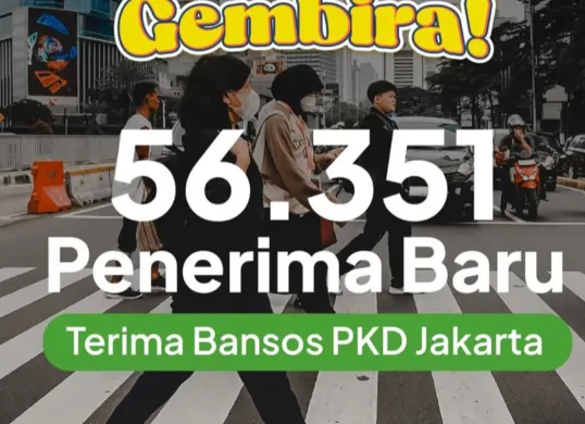 Ilustrasi penerima baru bansos PKD Jakarta. (Sumber: Instagram/@dinsosdkijakarta)