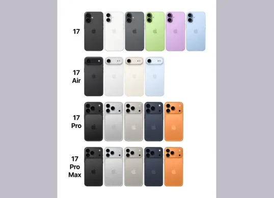 Bocoran terakhir desain iPhone 17, 17 Air, 17 Pro, dan 17 Pro Max 2025 (Sumber: X/@theapplehub)