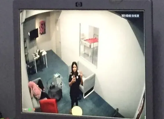 Link rekaman CCTV Putri Apriyani dan Bripda Alvian Maulana Sinaga dicari netizen. (Sumber: Pinterest/Call Me Dania)
