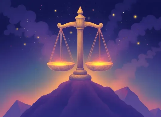 Ilustrasi zodiak Libra. (Sumber: Freepik)