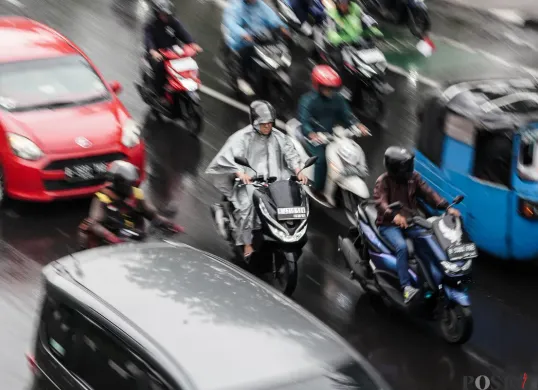 Jakarta Diguyur Hujan