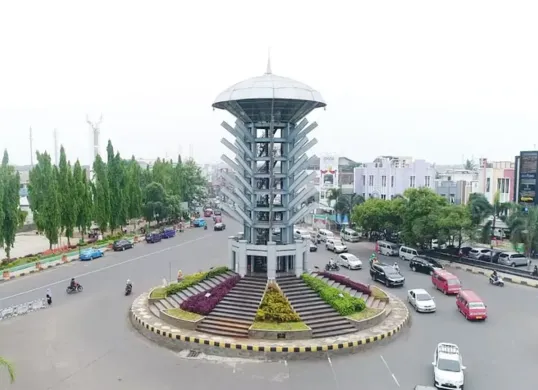 Kota Cilegon, pusat industri baja terbesar di Asia Tenggara yang menjadi wilayah dengan PDRB per kapita tertinggi di Provinsi Banten. (Sumber: Dok/cilegon.go.id)