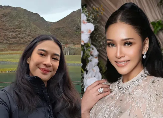 Potret Dian Sastrowardoyo (kiri) dan Maia Estianty (kanan) yang memiliki hubungan darah dengan pahlawan nasional. (Sumber: Instagram)